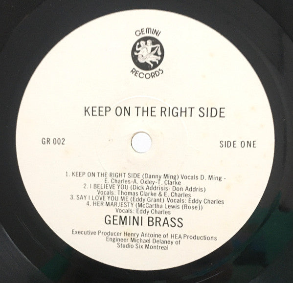 Gemini Brass - Keep On The Right Side