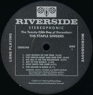 Staple Singers, The - The Twenty-Fifth Day Of December - 2021