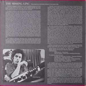 Lincoln Mayorga And Distinguished Colleagues - The Missing Linc (Volume II ) - 1972