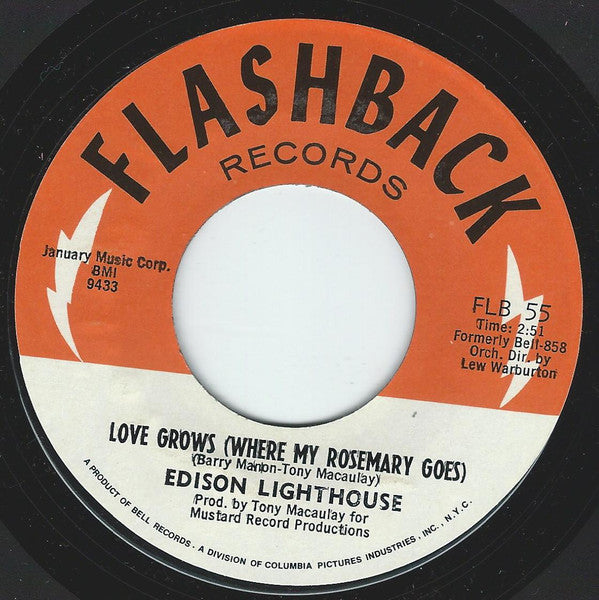 Edison Lighthouse - Love Grows (Where My Rosemary Goes) - 1970