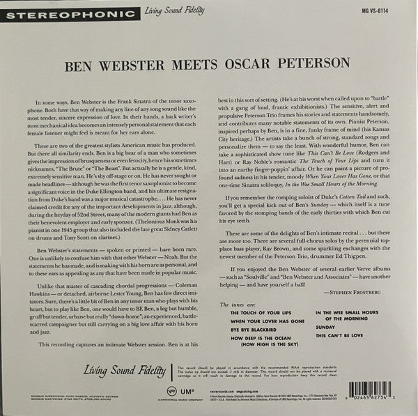 Ben Webster Meets Oscar Peterson - Ben Webster Meets Oscar Peterson - 2024