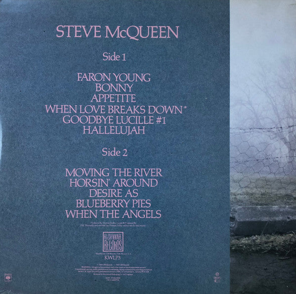 Prefab Sprout - Steve McQueen Vinyl Record