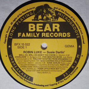 Robin Luke - Susie Darlin' - Volume 1 - The Rockin' Fifties  -