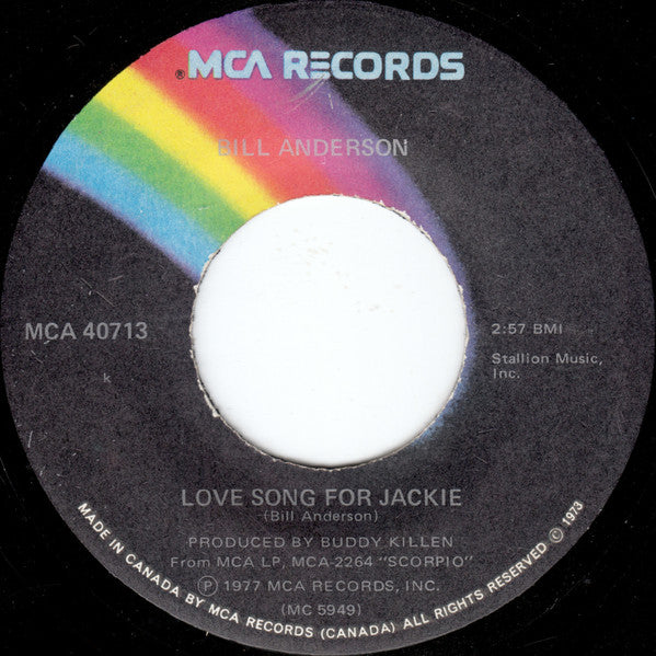 Bill Anderson - Head To Toe - 1977