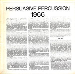 Various - Persuasive Percussion - 1966 Vinyl Record