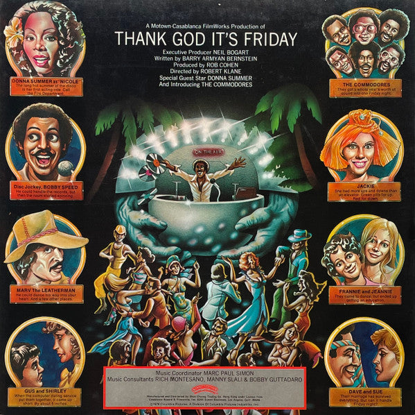 Various - Thank God It's Friday (The Original Motion Picture Soundtrack Of) - 1978