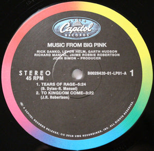 The Band - Music From Big Pink Vinyl Record