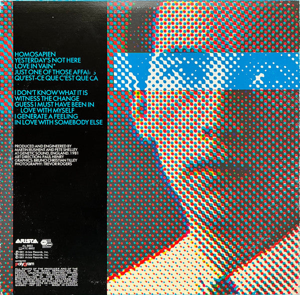 Pete Shelley - Homosapien - 1982
