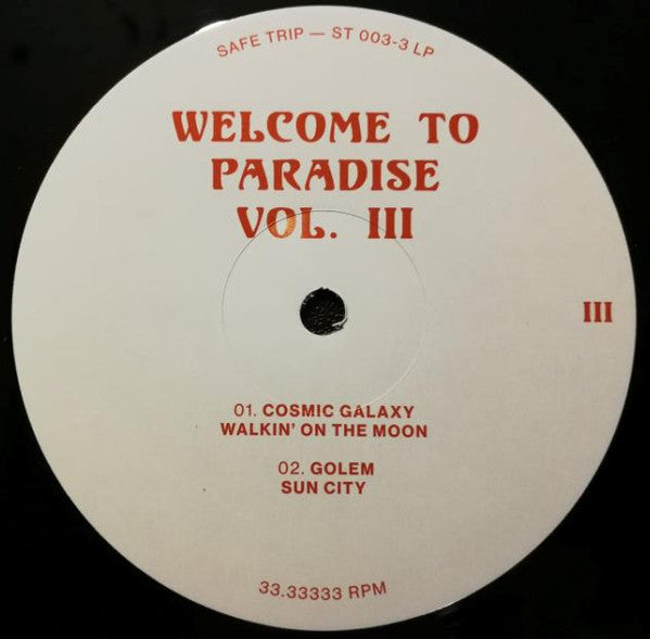 Various - Welcome To Paradise Vol. III: Italian Dream House 90-94 - 2018