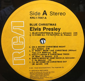 Elvis Presley - Blue Christmas - 1976