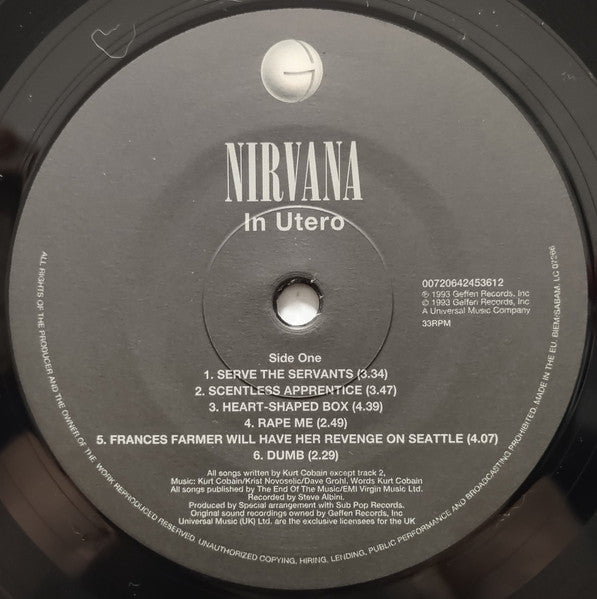Nirvana - In Utero - 2015