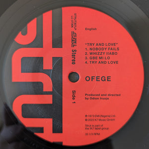 Ofege - Try And Love - 2023