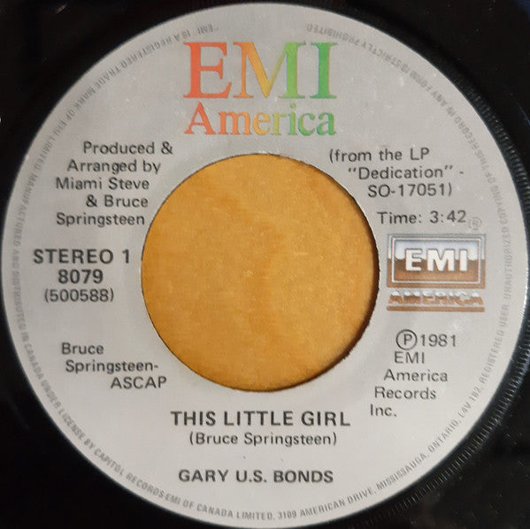 Gary U.S. Bonds - This Little Girl