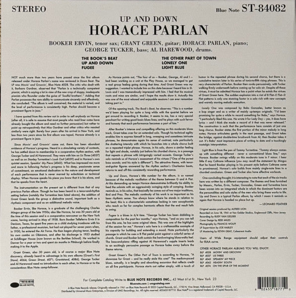 Horace Parlan - Up & Down