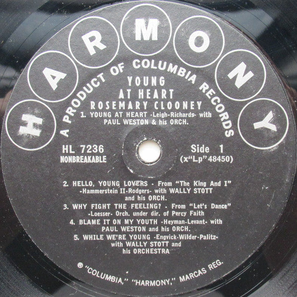 Rosemary Clooney - Young At Heart -