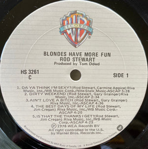 Rod Stewart - Blondes Have More Fun - 1978