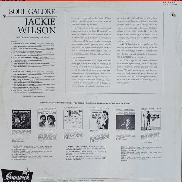 Jackie Wilson - Soul Galore - 1966