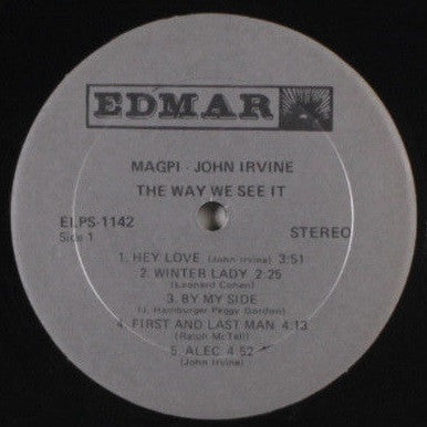 John Irvine (2), Magpi - The Way We See It - 1976