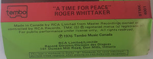 Roger Whittaker - A Time For Peace (The Roger Whittaker Christmas Album)