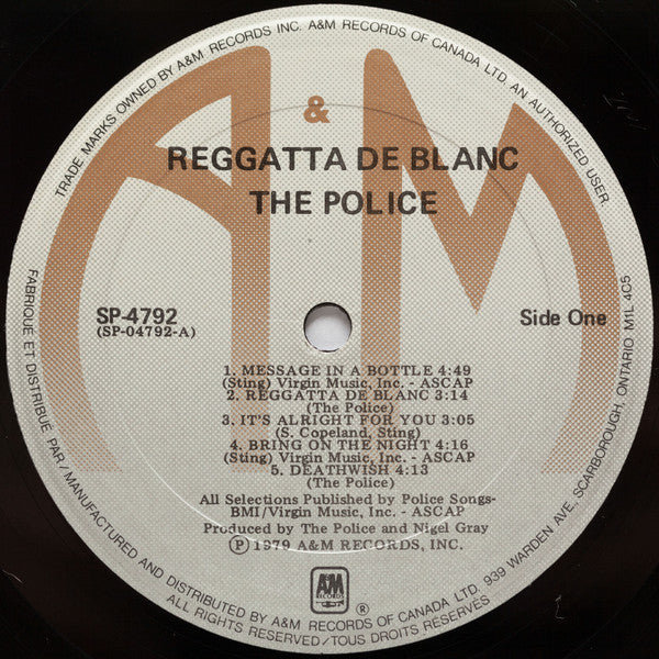 Police, The - Reggatta De Blanc - 1979