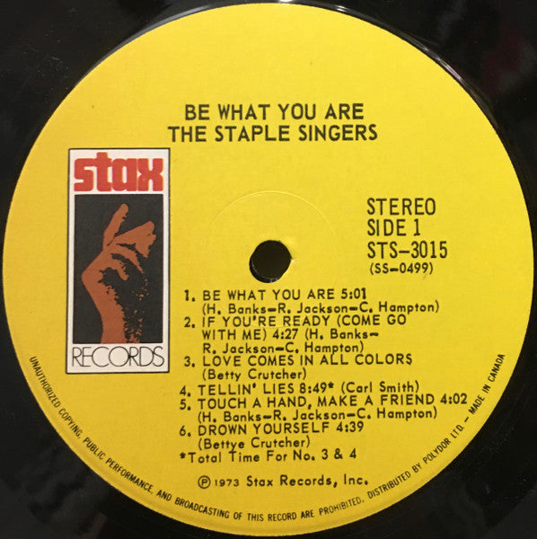 Staple Singers, The - Be What You Are - 1973