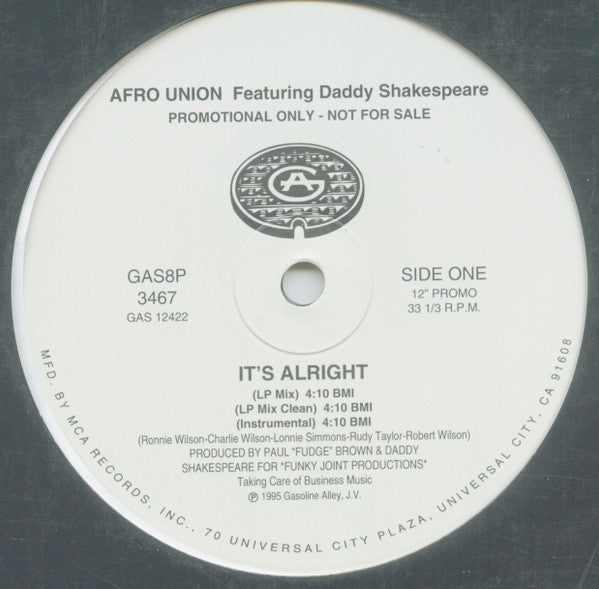Afro Union - It's Alright