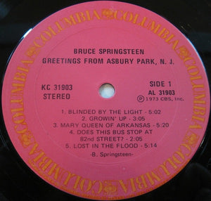 Bruce Springsteen - Greetings From Asbury Park, N.J.