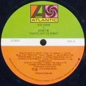 Boney M. - Nightflight To Venus Vinyl Record