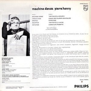 Pierre Henry - Machine Danse Vinyl Record