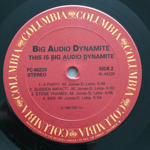 Big Audio Dynamite - This Is Big Audio Dynamite - 1985