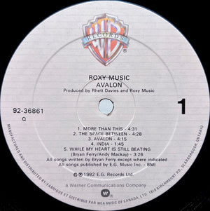 Roxy Music - Avalon