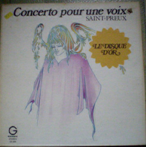 Saint-Preux - Concerto Pour Une Voix  - Le Disque D'Or