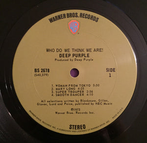 Deep Purple - Who Do We Think We Are - 1973