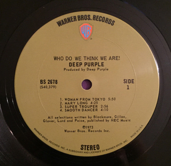 Deep Purple - Who Do We Think We Are - 1973