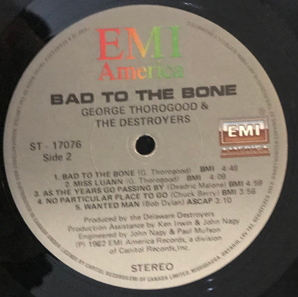 George Thorogood & The Destroyers - Bad To The Bone - 1982