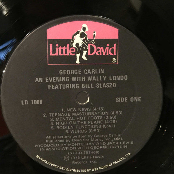 George Carlin - An Evening With Wally Londo Featuring Bill Slaszo - 1975