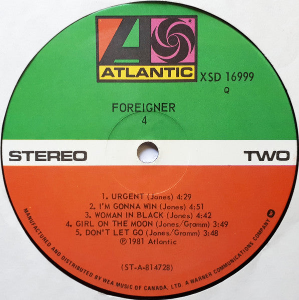 Foreigner - 4 - 1981