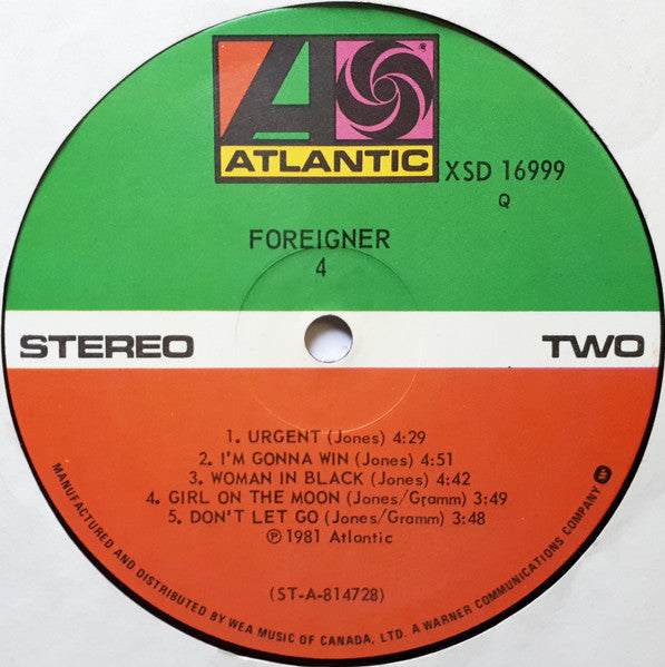 Foreigner - 4 - 1981