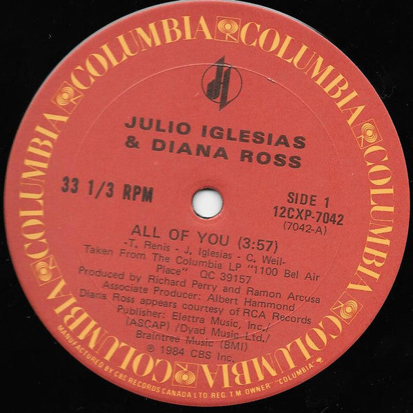 Julio Iglesias & Diana Ross - All Of You - 1984