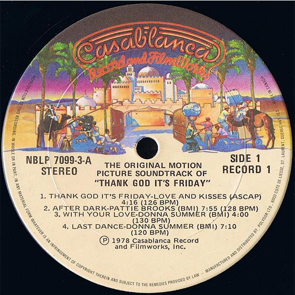 Various - Thank God It's Friday (The Original Motion Picture Soundtrack)