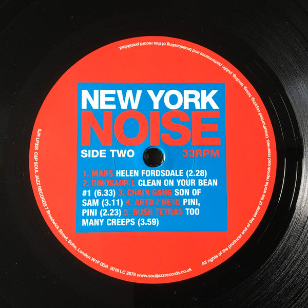 Various - New York Noise (Dance Music From The New York Underground 1977-1982) - 2016