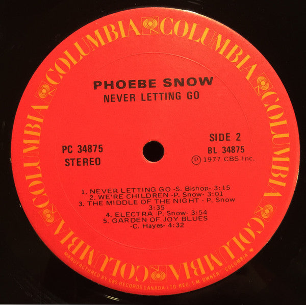 Phoebe Snow - Never Letting Go