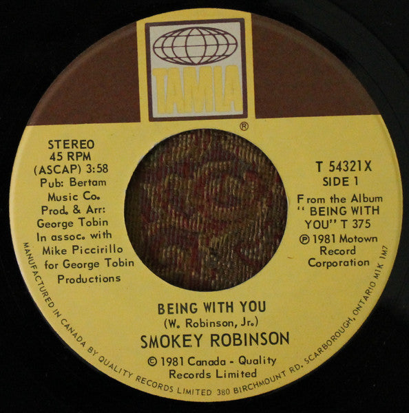 Smokey Robinson - Being With You