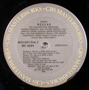 Georg Friedrich Händel, Philadelphia Orchestra, The, Eugene Ormandy / Mormon Tabernacle Choir, Richard P. Condie - Messiah - 1980