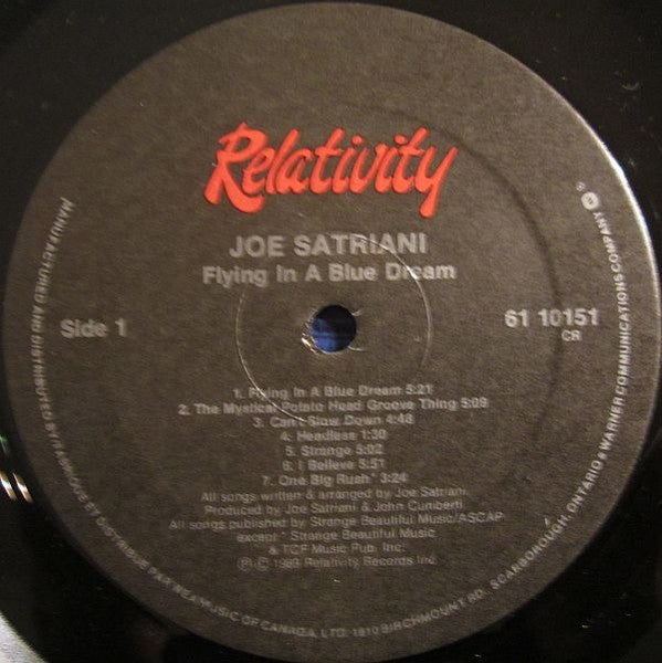 Joe Satriani - Flying In A Blue Dream - 1989