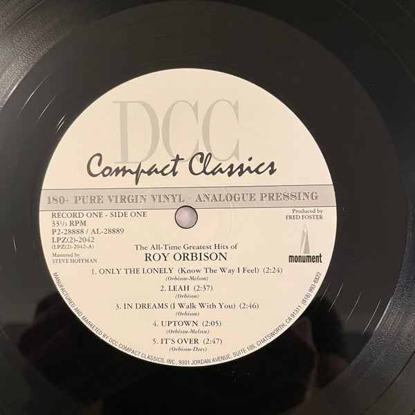 Roy Orbison - The All-Time Greatest Hits Of Roy Orbison - 1997