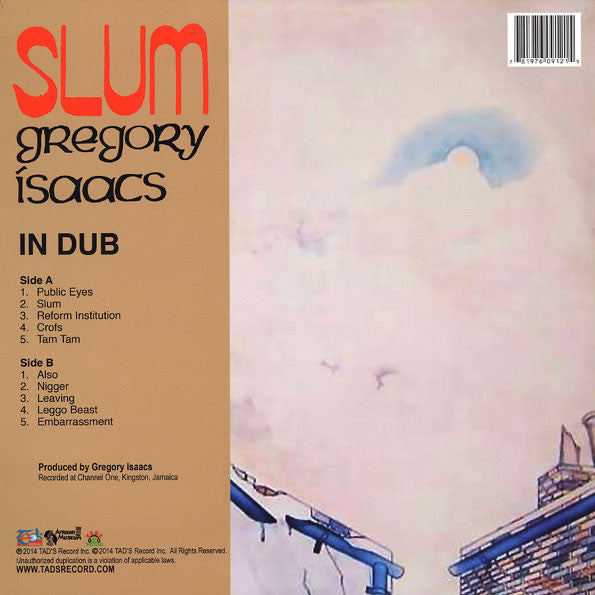 Gregory Isaacs - Slum In Dub  - 2014