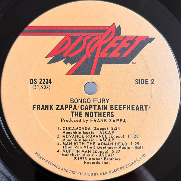 Frank Zappa - Bongo Fury