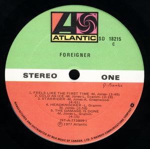 Foreigner - Foreigner Vinyl Record