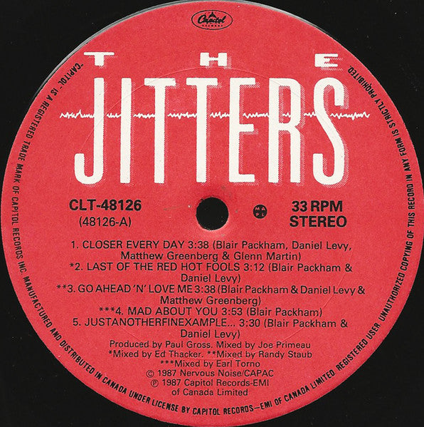 Jitters, The - The Jitters - 1987